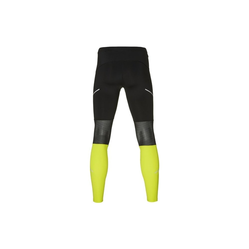 Asics Men's Lite Show Winter Running Tights - Performance Black/Safety  Yellow